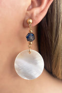 Women's Natural Stone Earrings - 1 Pair