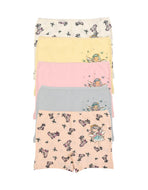 Girl's Fairy Print Shorts - 5 Pieces