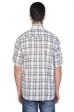 Load image into Gallery viewer, Men&#39;s Short Sleeves Plaid Shirt
