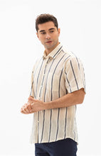 Load image into Gallery viewer, Men&#39;s Short Sleeves Striped Shirt
