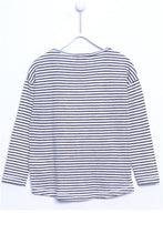 Load image into Gallery viewer, Teen Girl&#39;s Long Sleeves Printed Striped T-shirt
