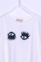 Load image into Gallery viewer, Teen Girl&#39;s Long Sleeves Printed White T-shirt
