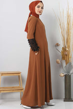 Load image into Gallery viewer, Women&#39;s Oversize Sleeve Detail Ginger Abaya

