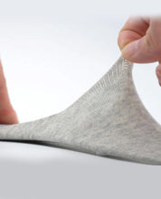 Load image into Gallery viewer, Women&#39;s Navy Blue Bamboo Non-Slip Babette Socks
