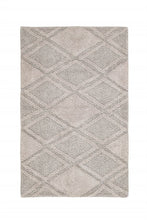 Load image into Gallery viewer, Patterned Grey Bath Mat
