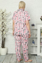 Load image into Gallery viewer, Women&#39;s Oversize Short Sleeves Pocket Cotton Pajama Set
