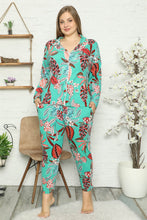 Load image into Gallery viewer, Women&#39;s Oversize Long Sleeves Pocket Cotton Pajama Set
