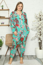 Load image into Gallery viewer, Women&#39;s Oversize Long Sleeves Pocket Cotton Pajama Set
