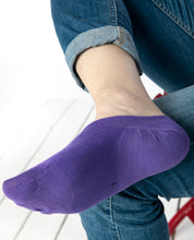 Load image into Gallery viewer, Unisex Purple Non-Slip Silicone Babette Socks
