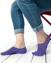 Load image into Gallery viewer, Unisex Purple Non-Slip Silicone Babette Socks
