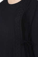 Load image into Gallery viewer, Women&#39;s Embroidered Black Abaya
