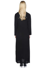 Load image into Gallery viewer, Women&#39;s Embroidered Black Abaya
