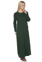 Load image into Gallery viewer, Women&#39;s Embroidered Green Abaya
