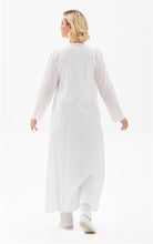 Load image into Gallery viewer, Women&#39;s Embroidered White Abaya
