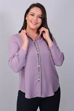Load image into Gallery viewer, Women&#39;s Oversize Purple Shirt
