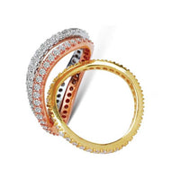 Women's Gemmed Silver Ring