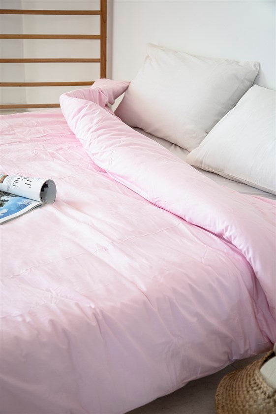 Pink Combed Bed Duvet Cover