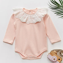 Load image into Gallery viewer, Baby Girl Romper Long Sleeve Clothes For Girls Lace Newborn Baby Rompers For Girls Jumpsuit 100% Cotton Baby Boys Romper
