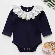 Load image into Gallery viewer, Baby Girl Romper Long Sleeve Clothes For Girls Lace Newborn Baby Rompers For Girls Jumpsuit 100% Cotton Baby Boys Romper
