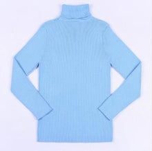 Load image into Gallery viewer, 2021 Autumn Baby Boys Girls Turtleneck Sweaters Sweater Kids Sweaters For Winter Knitted Bottoming Boys Sweaters Vetement Enfant
