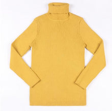 Load image into Gallery viewer, 2021 Autumn Baby Boys Girls Turtleneck Sweaters Sweater Kids Sweaters For Winter Knitted Bottoming Boys Sweaters Vetement Enfant
