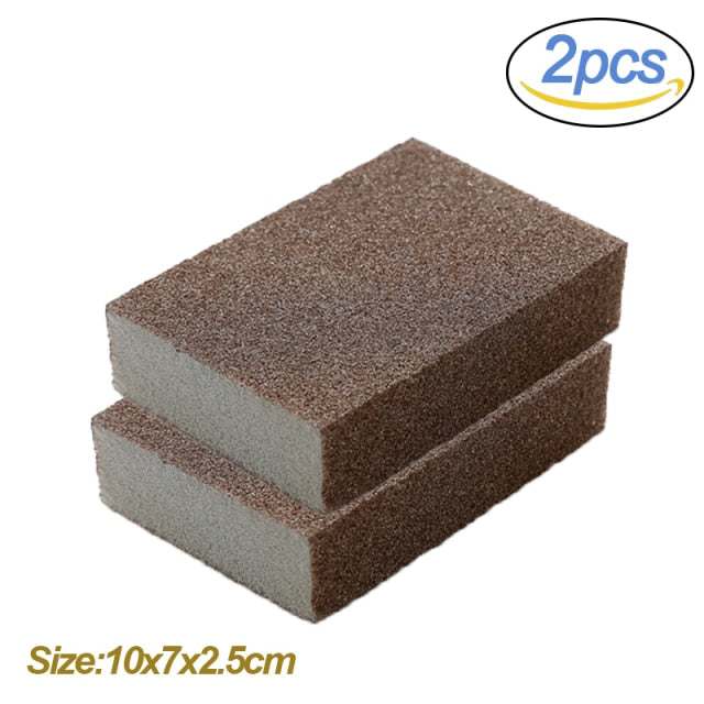 1/2/4/5/6/8Pcs Kitchen Sponge Pot & Cooktop  Carbon& Rust Eraser