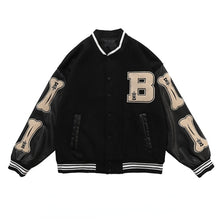 Load image into Gallery viewer, Women Coats and Jackets Hip Hop High Street Bomber Jackets Baseball Uniforms 2021 New Female Casual Loose Stitching Jacket Tops
