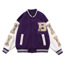 Load image into Gallery viewer, Women Coats and Jackets Hip Hop High Street Bomber Jackets Baseball Uniforms 2021 New Female Casual Loose Stitching Jacket Tops
