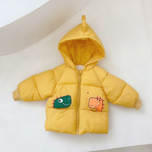 Load image into Gallery viewer, Baby Girls and Boys Parkas Coats Hooded Cartoon Children Cotton-padded Jacket Outerwear Outdoor Clothing Warm
