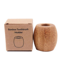 Load image into Gallery viewer, 1PCS Eco-Friendly Bamboo Toothbrush Holder Wooden for Zero Waste program
