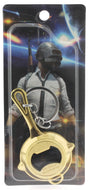 Yellow Metal Keychain & Opener