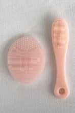 Load image into Gallery viewer, Powder Rose - Pink Face Cleaning Brush
