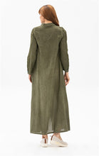 Load image into Gallery viewer, Women&#39;s Zipped Khaki Abaya
