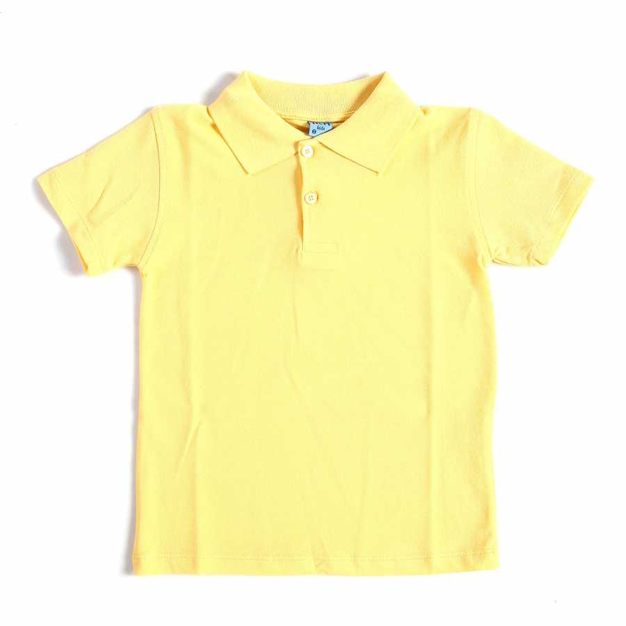 Kid's Short Sleeves Yellow T-Shirt