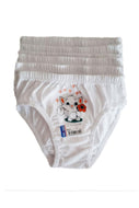 Girl's Cotton Panties - 12 Pieces