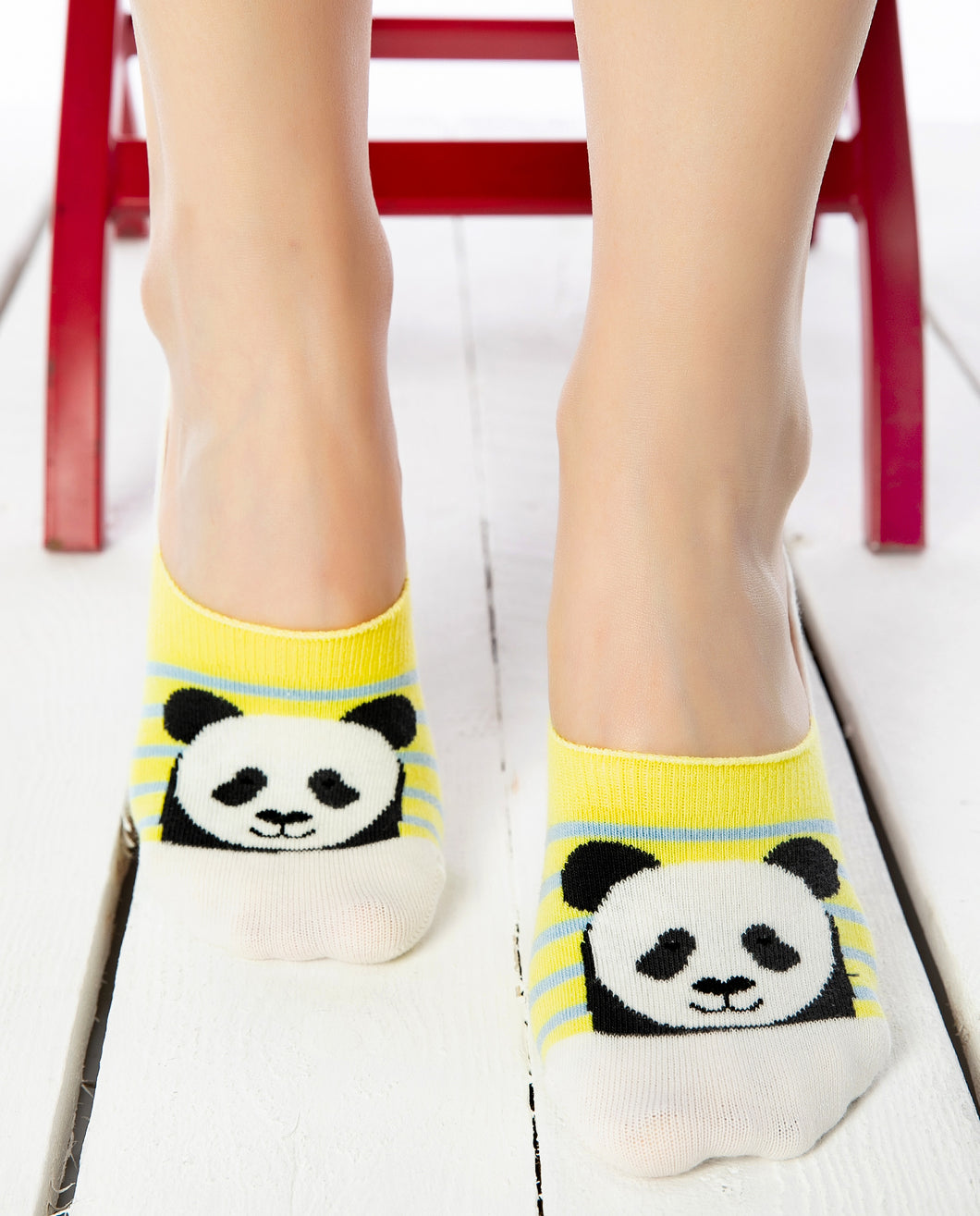 Women's Panda Pattern Babette Socks