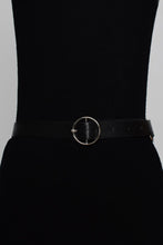 Load image into Gallery viewer, Women&#39;s Silver Chain Black Belt
