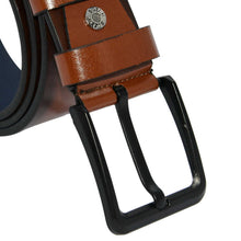 Load image into Gallery viewer, Men&#39;s Plain Ginger Artificial Leather Sport Belt- 4.5 cm
