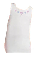 Girl's Wide Strap Embroidered Camisole- 6 Pieces