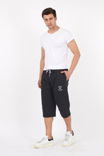 Load image into Gallery viewer, Men&#39;s Plain Knit Capri Shorts
