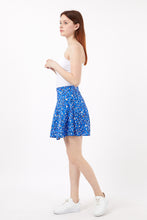 Load image into Gallery viewer, Women&#39;s Pleated Floral Pattern Shorts Skirt
