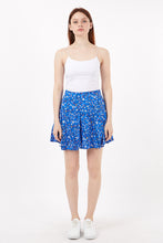 Load image into Gallery viewer, Women&#39;s Pleated Floral Pattern Shorts Skirt
