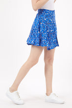 Load image into Gallery viewer, Women&#39;s Pleated Floral Pattern Shorts Skirt
