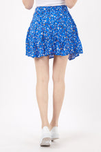 Load image into Gallery viewer, Women&#39;s Pleated Floral Pattern Shorts Skirt
