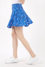 Load image into Gallery viewer, Women&#39;s Pleated Floral Pattern Shorts Skirt
