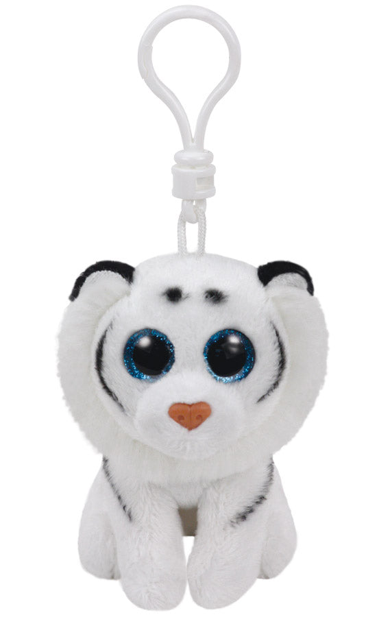 Beanie Boos Tundra Plush Tiger Keychain