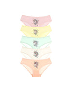 Girl's Unicorn Print Panties- 5 Pieces