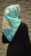 Load image into Gallery viewer, Women&#39;s Patterned Twill Silk Scarf
