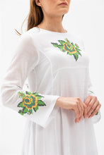 Load image into Gallery viewer, Women&#39;s Long Sleeves White Long Dress
