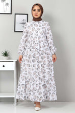 Load image into Gallery viewer, Women&#39;s Mink Leaf Pattern Dress
